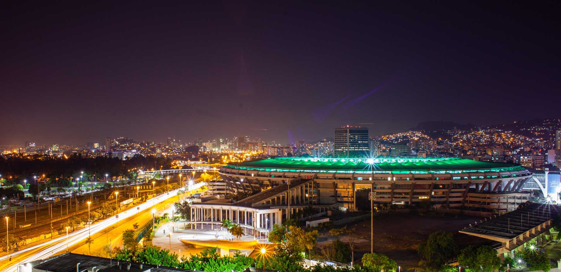 Maracana stadium during St Patrick's day